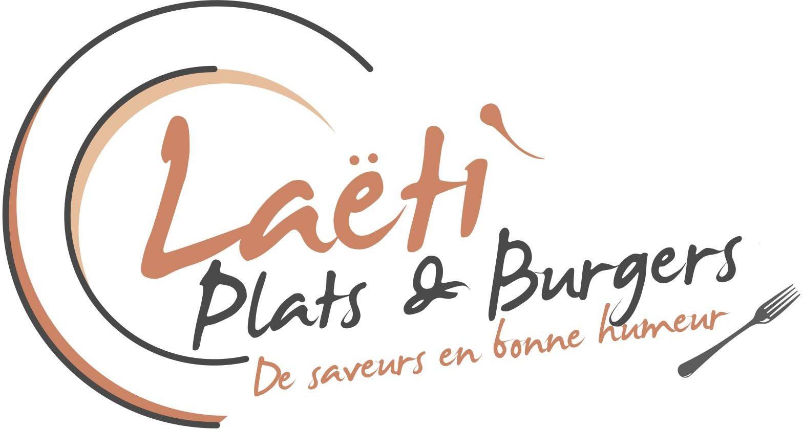 logo laeti plats et burgers, plat à emporter, plats sur place saint denis en bugey